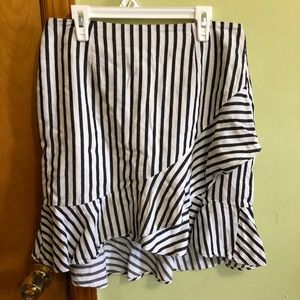 Black and white skirt